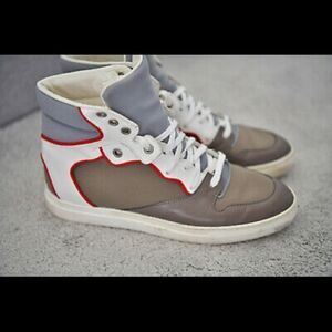 BALENCIAGA-MULTI Colour Panelled Leather High Top